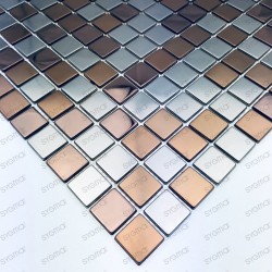 stainless steel mosaic tile model stretto