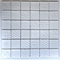 white glass tile mosaic kitchne and bathroom wall mv-oskar