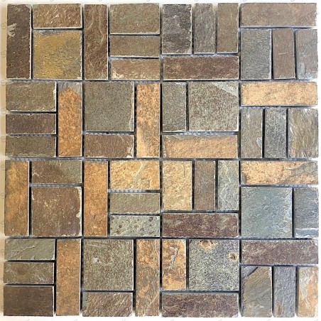 Slate Stone mosaic tile wall kitchen and bathroom mp-kinoa