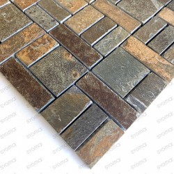 Slate Stone mosaic tile wall kitchen and bathroom mp-kinoa
