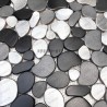 Mosaic aluminium pebble kitchen mosaic shower OCEO