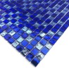 carrelage verre mosaique GLOSS BLEU