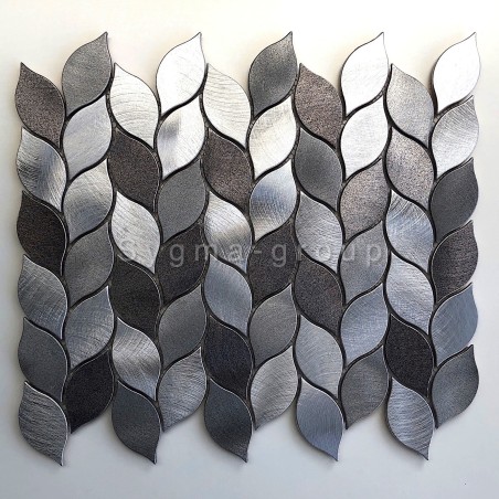mosaico aluminio muro ducha baño y cocina Mood mosaico aluminio muro ducha baño y cocina Mood