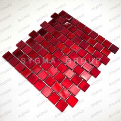 Malla azulejos de la cocina y mosaico del baño 1m drio rouge