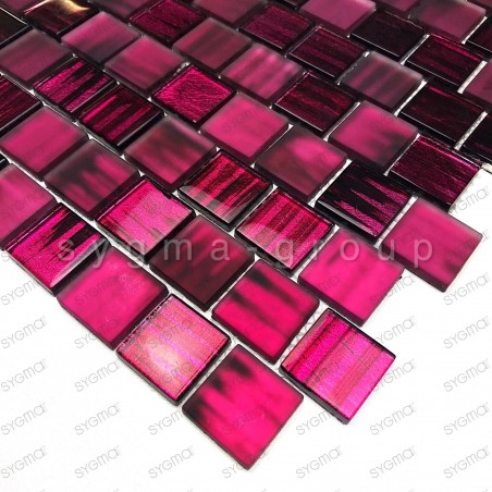 Mosaique sol de douche cuisine ou hammam Drio violet