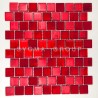 Mosaique credence de cuisine ou douche Drio Rouge