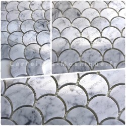 Stone mosaic floor shower bathroom sample TIMPA