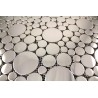 stainless steel tile mosaic mirror for floor and wall shower or kitchen backsplash 1m Focus Miroir