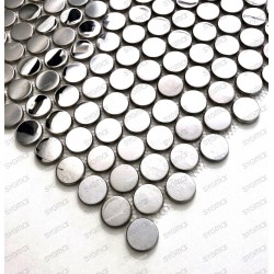 Mosaico en acero inoxydable cocina baño BERKO