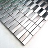 Mosaique relief 3d carrelage en inox pour mur de cuisine ou de salle de bains Shelter