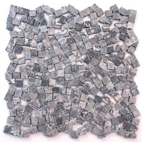 Stone mosaic marble tile model SULTAN GRIS