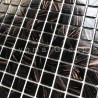 mosaique patedeverre salledebain et douche Speculo Noir
