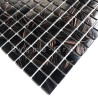 mosaique patedeverre salledebain et douche Speculo Noir