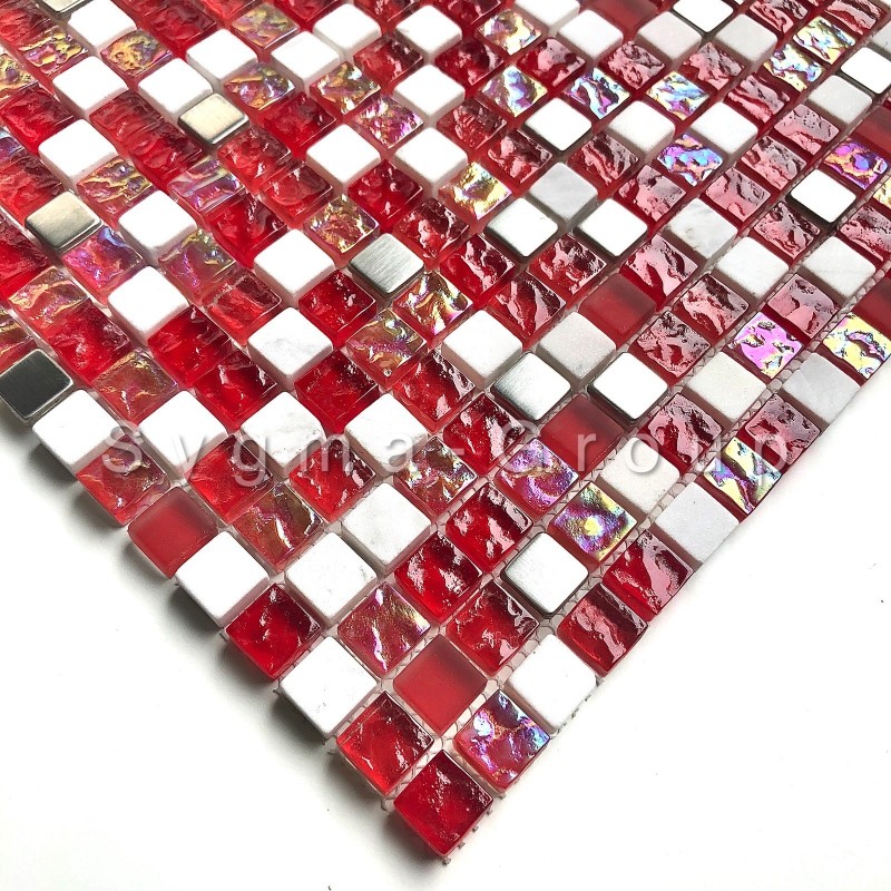 Azulejos de mosaico en las paredes y el suelo del baño y la cocina Gilmor