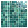 Tile glass mosaic wall mosaic kitchen and bathroom Habay Vert