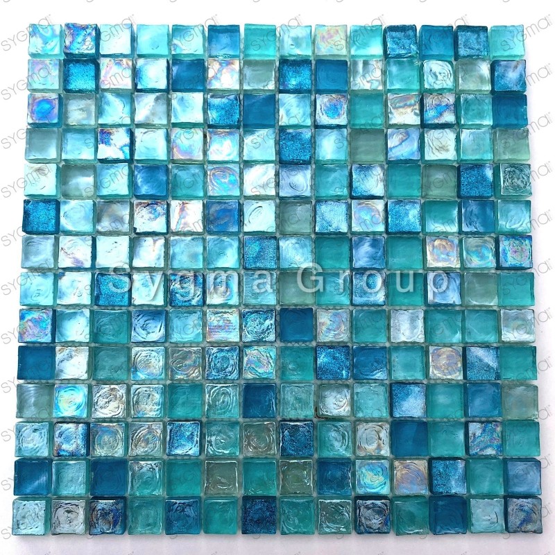 Mosaic for shower and bathroom kitchen tiles Arezo Turquoise
