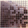 Stainless steel copper color mosaic wall or floor tiles CARTO CUIVRE