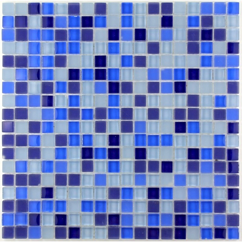 Carrelage mosaique verre 1 plaque IRIS