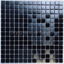Mosaicos de acero inoxidable color negro para paredes o suelos CARTO NOIR