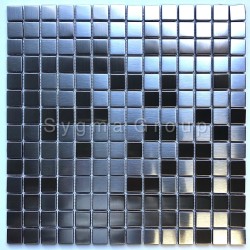 mosaique en metal inox pour mur ou sol CARTO