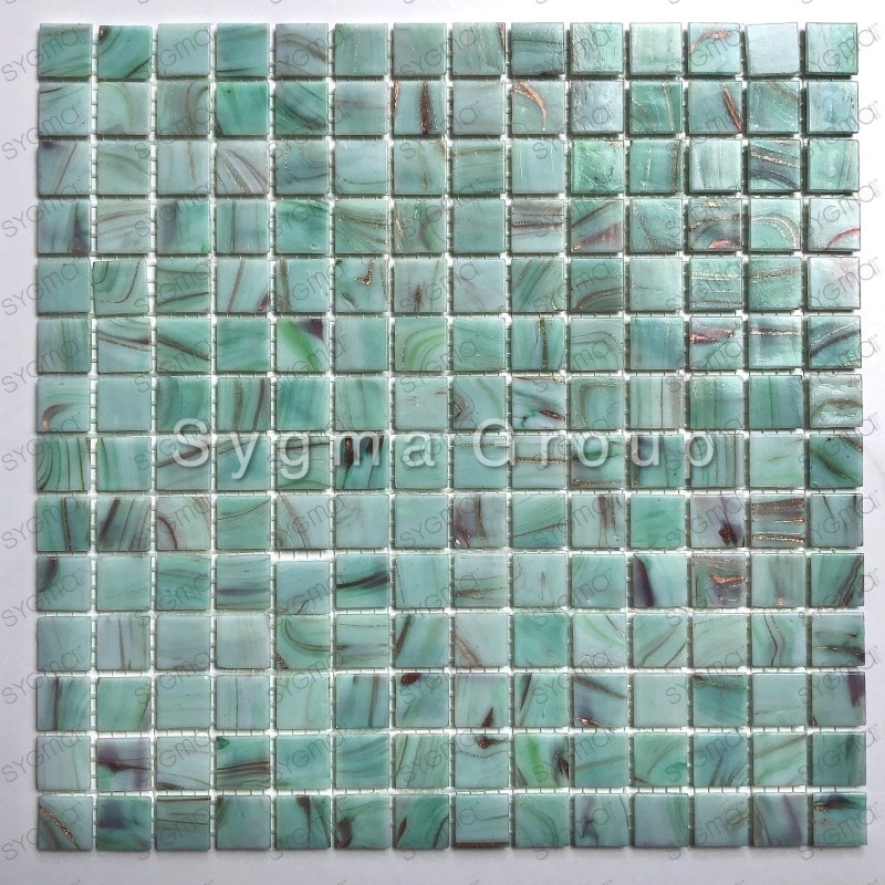 glass floor and wall mosaic Speculo Brun