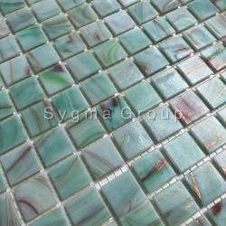 Malla azulejo de vidrio y mosaico de pared Speculo Celadon