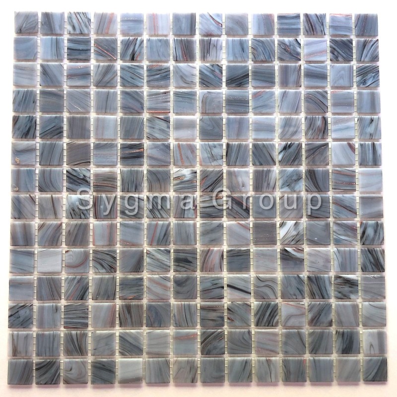 Carreaux mosaique murale et sol en verre salle de bain et douche Speculo Charron