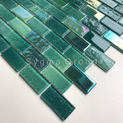 Mosaic wall bathroom tile kitchen Kalindra Vert