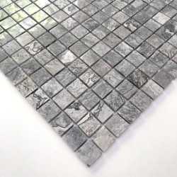 Floor and wall mosaic tile stone Nizza Gris