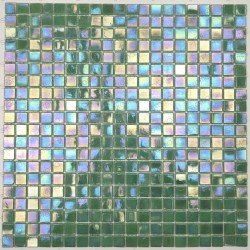 pate de verre mosaïque Imperial Vert