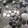 Mosaico en acero inoxydable cocina baño Focus Twin