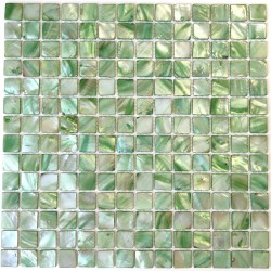 Modelo nácar mosaico de azulejo verde Nacarat Vert