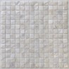 azulejo de mosaico de perlas perlas de baño Nacarat Blanc