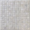 azulejo de mosaico de perlas perlas de baño Nacarat Blanc