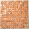 mosaic tile of Pearl tile shower bath Pearl 1m Nacarat Orange