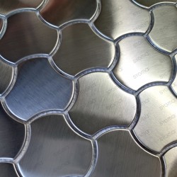 slab stainless steel splashback kitchen floor shower mosaic Ayoun