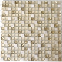 Tile mosaic glass and stone Luxury