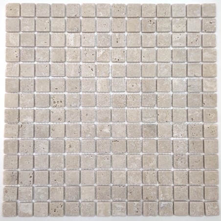 Carreaux mosaique en marbre travertin pour salle de bains et douche Ektor