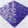 Glass mosaic blue wall and floor Impearial Petrole 1sqm