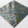 iridescent green mosaic tiles for bathroom floor and wall Imperial Emeraude