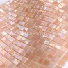 mosaico de vidrio iridiscente para la ducha y el baño Imperial Rose