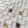 Tile mosaic bathroom stone and glass model GLOW