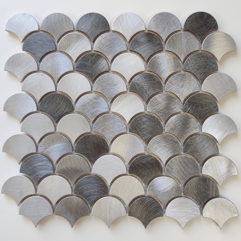 Mosaic plate aluminum tiles fish scale tiles Xenia