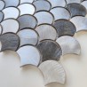 Mosaic plate aluminum tiles fish scale tiles Xenia