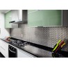 tiling kitchen stainless steel splashback tile stainless Hisa