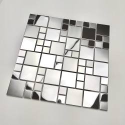 Mosaique en inox effet...