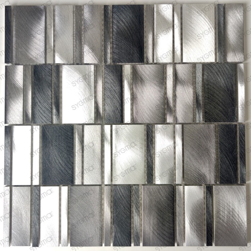 Aluminium mosaic tile backsplash kitchen or bathroom wall Celeste