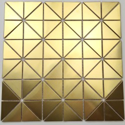 Tile stainless steel backsplash kitchen mosaic Dalia