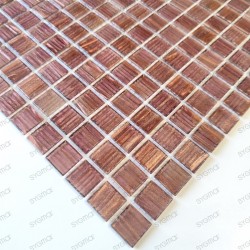 Glass mosaic tile for floor or wall bathroom Plaza Auburn