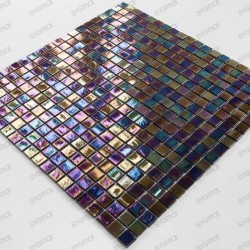 Glass mosaic walkin shower and bathroom wall kitchen Imperial Persan